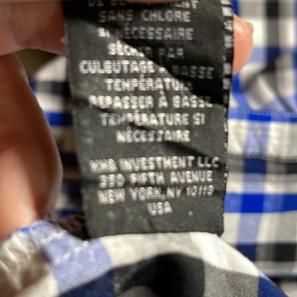 Calvin Klein Jeans, Boy’s Plaid Button Down Shirt - Picture 13 of 14